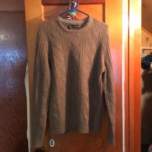 Brown Black & Brown Cashmere Sweater L